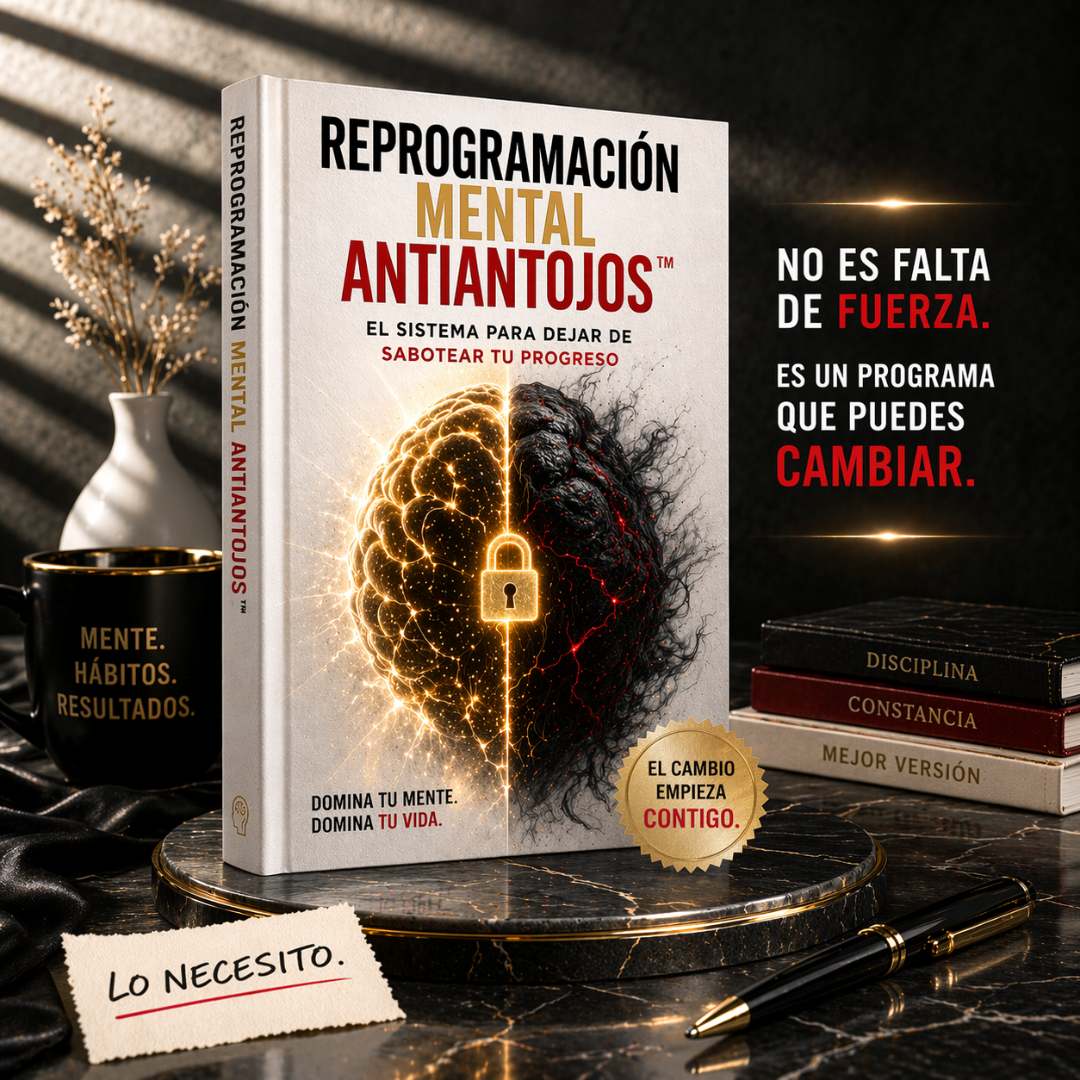 REPROGRAMACIÓN MENTAL ANTIANTOJOS™: El sistema para dejar de sabotear tu progreso